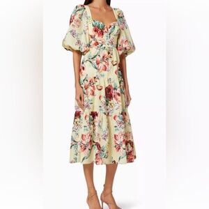 Alice McCall Baby Dee Midi Dress in Buttercup SZ 6 NWT